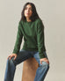 Women's Midweight Crewneck - Green Moss
